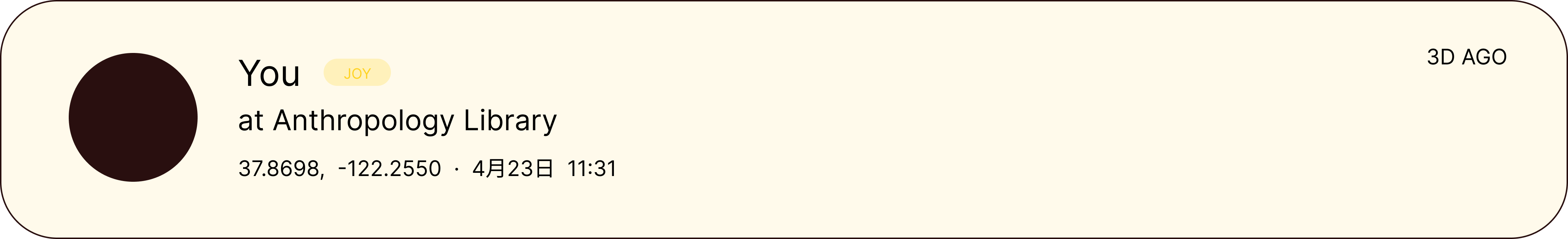 Journal screen